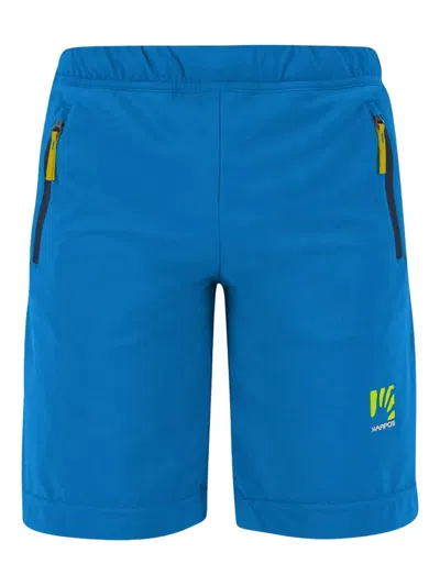 Karpos Elasticated-waistband Zip-pocket Shorts In Blue