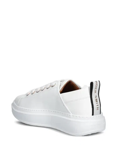 Alexander Smith White Ecowembley Sneaker With White Naplack Spur In White