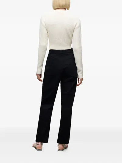 晶饰钩编针织毛衣