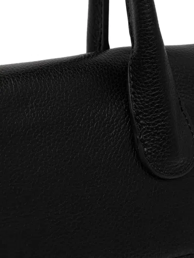 Silvian Heach Double-handle Chain-strap Tote Bag In Black