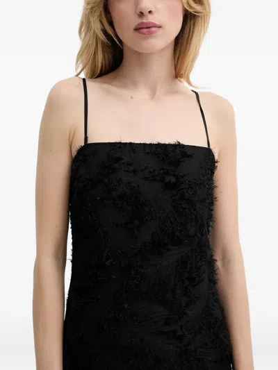 Samsoe & Samsoe Spaghetti-straps Maxi Dress In Black