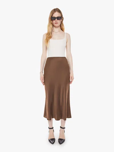 Sablyn Miranda C Scallop Trim Skirt- Swiss In Brown