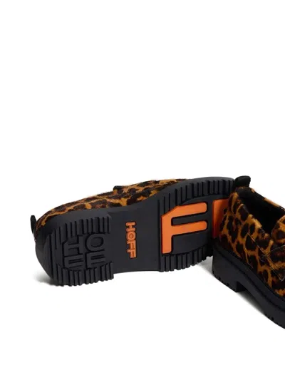 Hoff Leopard-print Platform Loafers In Brown