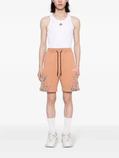 LIGHTNING 印花棉短裤