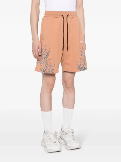 LIGHTNING 印花棉短裤