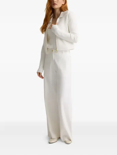 St John High-waist Trousers In White