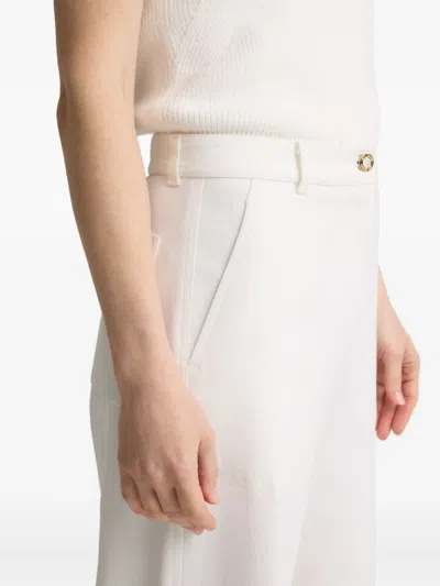 St John High-waist Trousers In White
