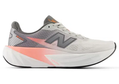 Pre-owned New Balance Tcs Nyc Marathon Fuelcell Rebel V5 (women's) Sneakers In Grapefruit/grey Matter/poppy