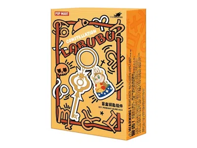 Pre-owned Pop Mart The Monsters Labubu Constellation Series Key Pendant Single Blind Box In Multi