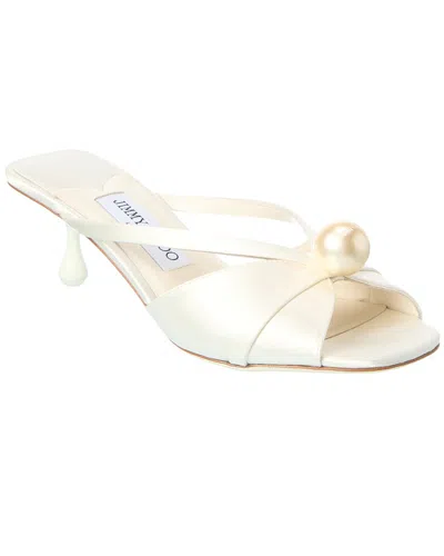 Jimmy Choo Siva 50 Satin Mule In Multi