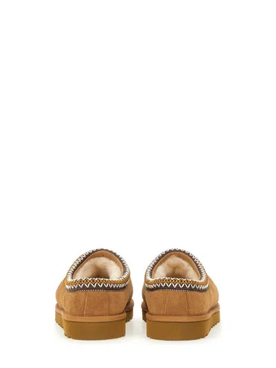 Ugg Slip-on Clog In Soft Suede With Sheepskin Lining