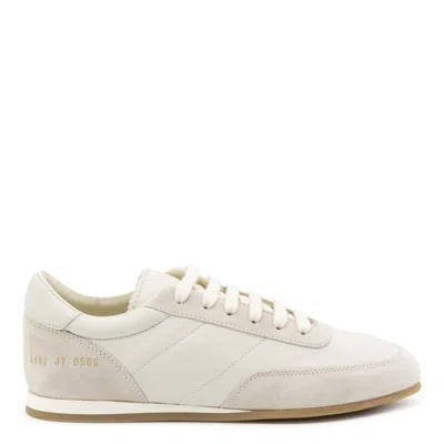 Common Projects Minimal Leather And Suede Low-top Runner Sneakers In Multi