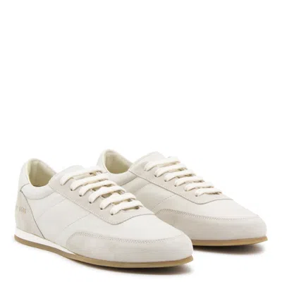 Common Projects Minimal Leather And Suede Low-top Runner Sneakers In Multi