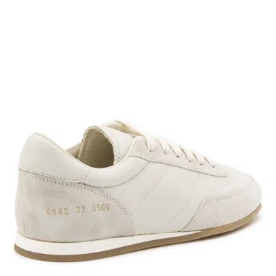 Common Projects Minimal Leather And Suede Low-top Runner Sneakers In Multi