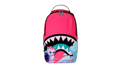 Pre-owned Sprayground Kitty Kash: On The Edge Dlxr Backpack In Multi