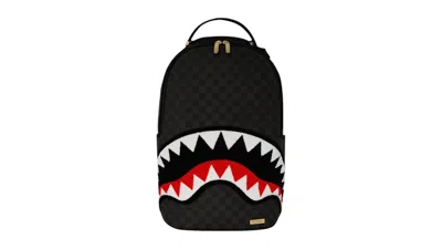 Pre-owned Sprayground Lights Out Sharks In Paris Chenille Shark Backpack In Multi