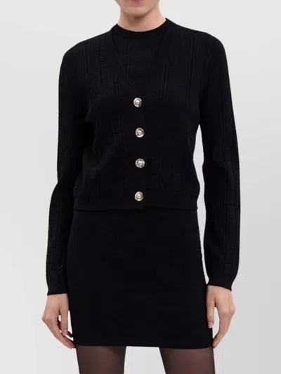 Balmain Classic Short Cardigan Clothing In Black