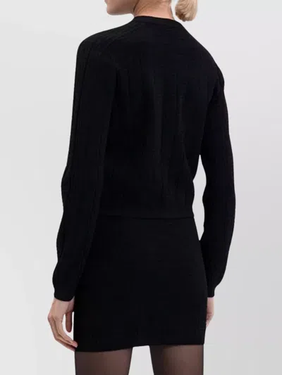 Balmain Classic Short Cardigan Clothing In Black