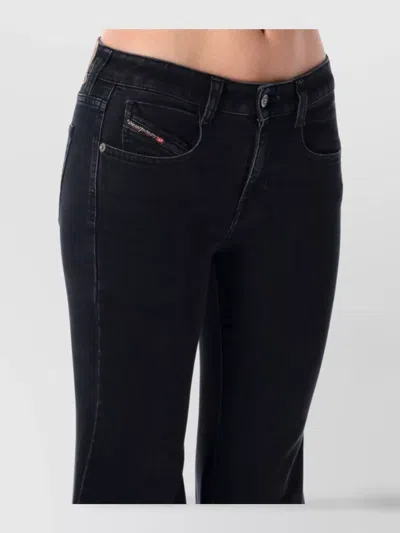 Diesel Flare Jeans In Black