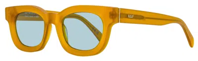 Retrosuperfuture Unisex Retro Oval Sunglasses Sempre Heo Matte Clay 52mm In Yellow
