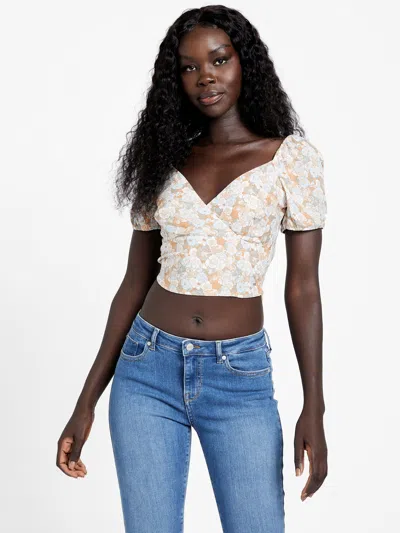 Guess Factory Nevaeh Top In White
