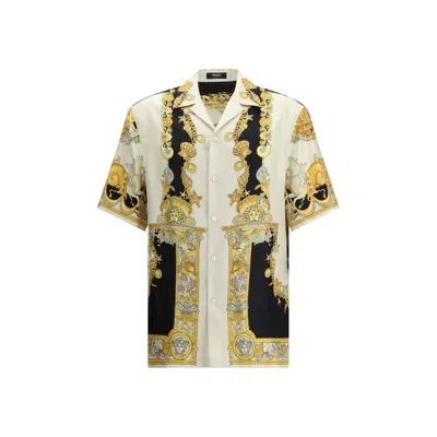 Versace Coral Theatre Shirt And Blouse Multicolor In Multi