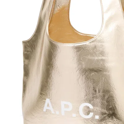 Apc A.p.c. Women Small Ninon Tote Bag In Gold