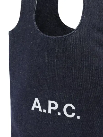 Apc Shoulder Bag A. P.c. Woman Color Indigo In Blue