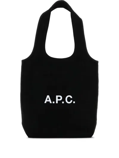 Apc A.p.c. Tote Ninon Small In Black