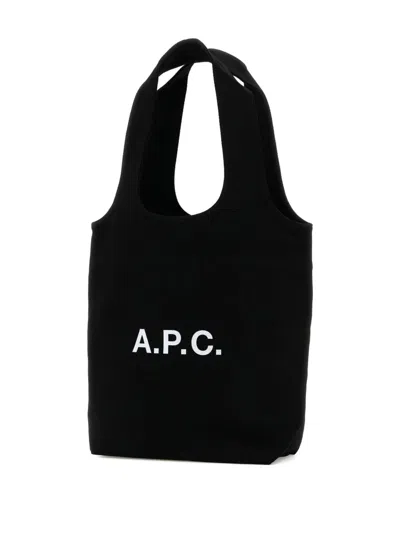 Apc A.p.c. Tote Ninon Small In Black