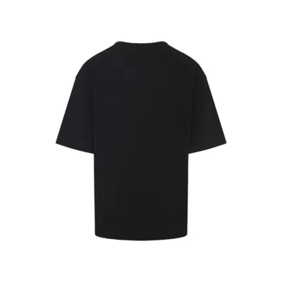 Lemaire Boxy Short Sleeves T-shirt Men In Black