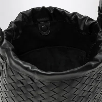 Bottega Veneta Men Bucket Intrecciato Biblioteca Leather Shoulder Bag In Multi