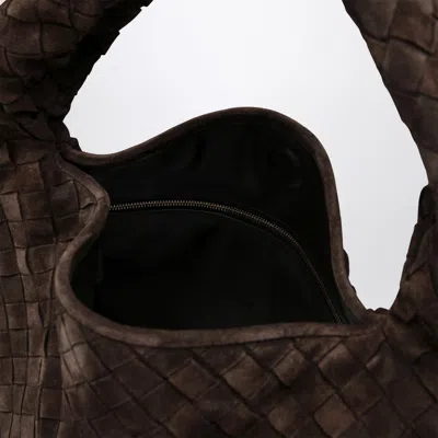 Bottega Veneta Women Fondant Suede Small Hop Bag In Orange