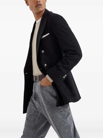 Brunello Cucinelli Crewneck Cashmere Sweater In White