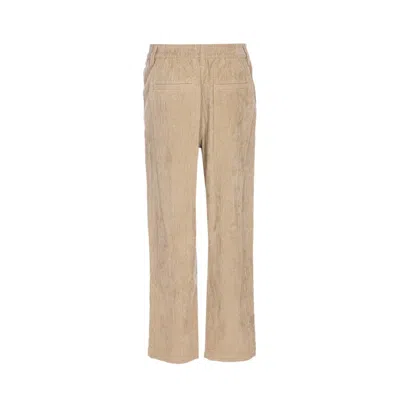 Brunello Cucinelli Women Corduroy Baggy Trousers In Brown