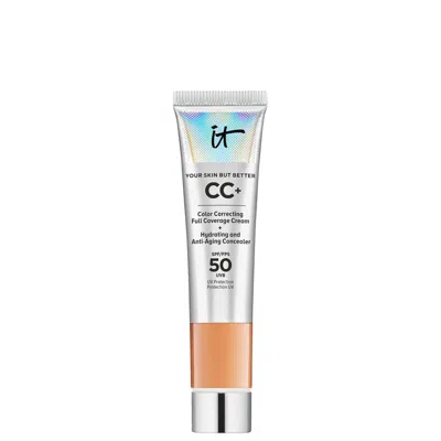 It Cosmetics Your Skin But Better Cc+ Cream With Spf50 12ml (various Shades) - Tan In Brown