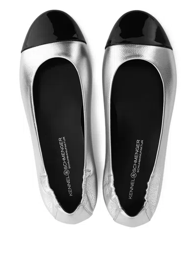 Kennel & Schmenger Billy Ballet Flats In Metallic