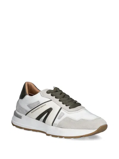 Alexander Smith Leather Panelled Sneakers In Multi