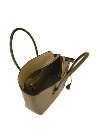 Tom Ford Leather Shoulder Bag In Green