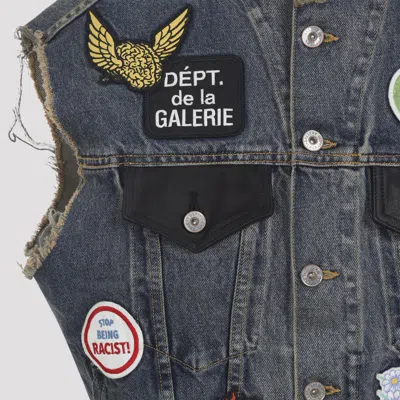 Gallery Dept. Sleeveless Vest Featuring Distressed Patches In Gray