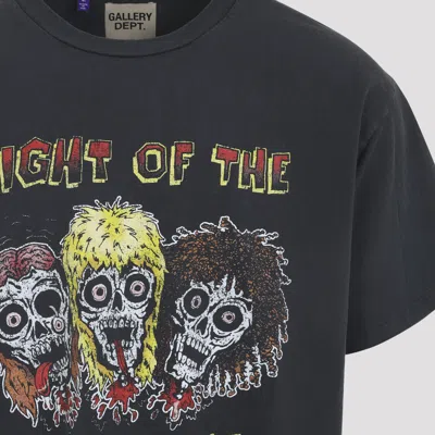 Gallery Dept. Mens Graphite Night Of The Living Dead Graphic-print Cotton T-shirt In Black