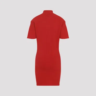 Jacquemus Womens Red La Robe Maille High-neck Wool Mini Dress In Red