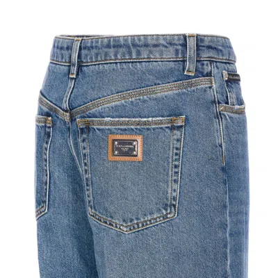 Dolce & Gabbana High-rise Straight Jeans In Blue