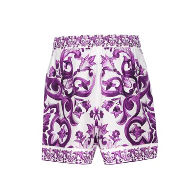 Dolce & Gabbana Dolce&gabbana Women Majolica Print Shorts In Multi