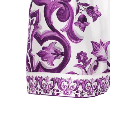 Dolce & Gabbana Dolce&gabbana Women Majolica Print Shorts In Multi