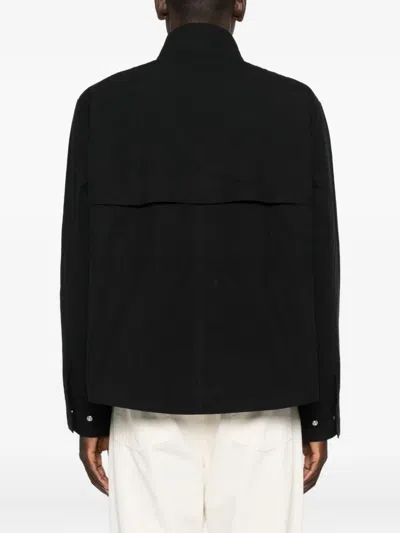 Studio Nicholson Elasticated-waist Multi-pocket Jacket In Black