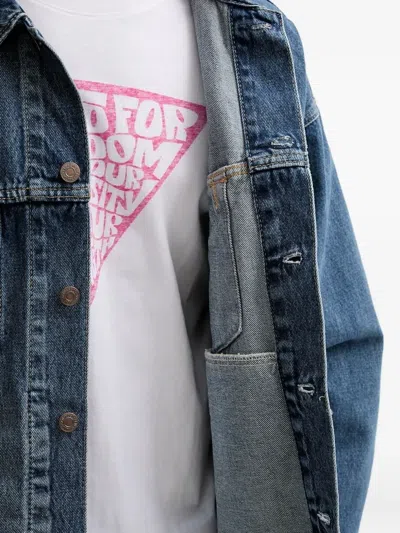 Levi's Buttoned-up Denim Trucker Jacket In Blue