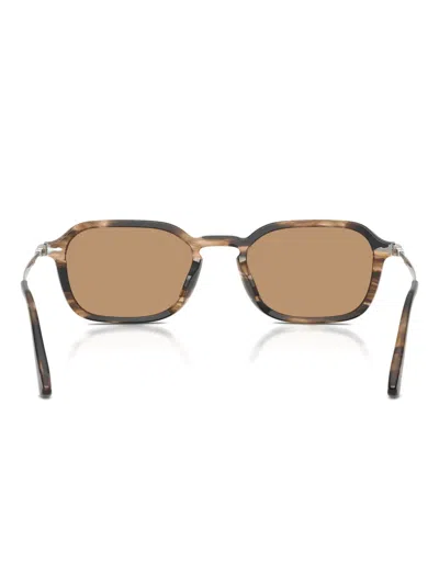 Persol Po3381s 123653 Occhiali Da Sole Marroni Per Uomo In Brown
