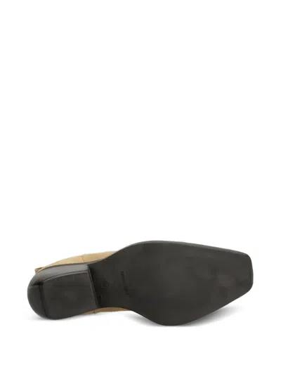 Copenhagen Suede Cowboy Boots In Neutral