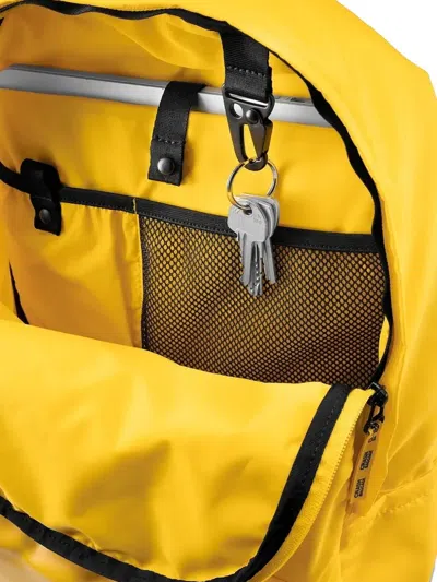 Crash Baggage Zip-pocket Backpack In Yellow